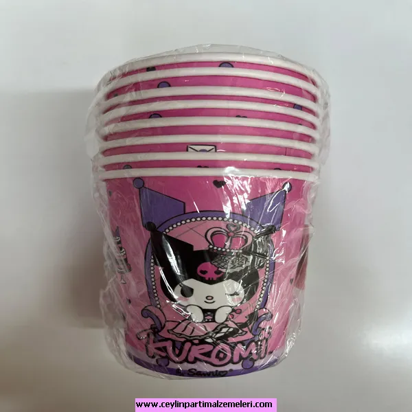 Kuromi Temalı Karton Bardak